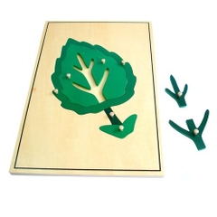 Ghép hình lá cây cỡ lớn – Big leaf puzzle