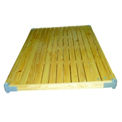 Phản nằm bằng gỗ thông cho trẻ mầm non