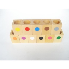 Bộ 11 ống màu đựng bút chì, bút viết