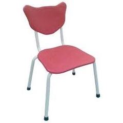Ghế mầm non mặt nhựa chân sắt