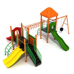liên hoàn cầu trượt 3 khối xích đu