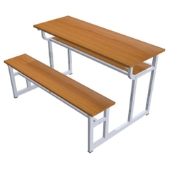 Bàn học sinh 2 chỗ ngồi không tựa