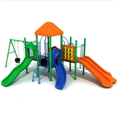 liên hoàn cầu trượt 2 khối xích đu