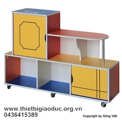 kệ đồ chơi 2 tầng 3 tủ