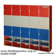 tủ tư trang 15 ô 2 kệ để giầy dép