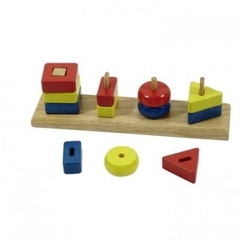 Bốn viên gạch đỏ có hình dạng khác nhau – 4 Red Shapes Bricks