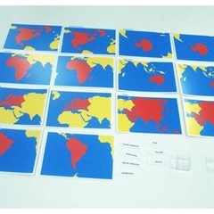 Bộ thẻ các phần của thế giới – Card of world parts