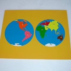 Bộ ghép hình bản đồ thế giới không có khung – World puzzle map without frame