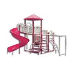 Nhà chòi cầu trượt xoắn