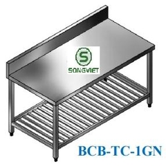 Bàn chế biến thức ăn 2 tầng