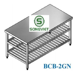 Bàn chế biến thức ăn 3 tầng