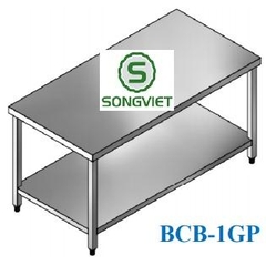 bàn chế biến thức ăn 2 tầng