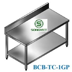 Bàn chế biến thức ăn 2 tầng
