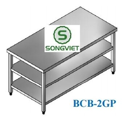 Bàn chế biến thức ăn 3 tầng