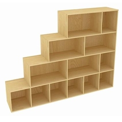 Giá kệ đồ chơi 4 tầng gỗ tự nhiên