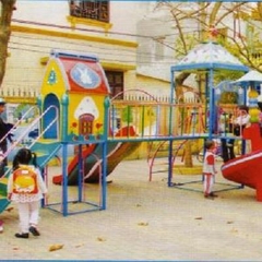 Khu liên hoàn cầu trượt ống