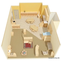 Phòng học Montessori 24-36 tháng tuổi