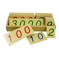 Các thẻ số từ 1 đến 3000 cỡ lớn