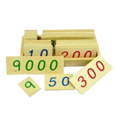 Các thẻ số từ 1 đến 9000 cỡ nhỏ