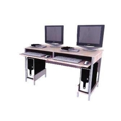 Bàn vi tính 2 chỗ khung sắt