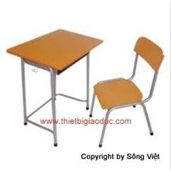 Bàn ghế học sinh 1 chỗ ngồi