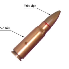 Mô hình đạn AK luyện tập