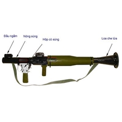 Mô hình súng chống tăng B 41 cắt bổ