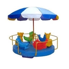 Mâm quay 6 con giống có mái che