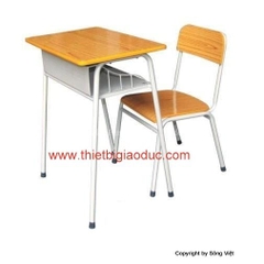 Bàn ghế học sinh 1 chỗ ngồi