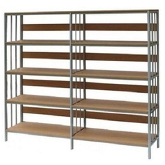 Giá sách thư viện 4 tầng 2 khoang
