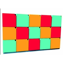 Tủ tư trang 15 ô bằng gỗ MDF