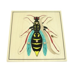 Ghép hình con ong – Wasp puzzle