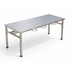 Bàn ăn Inox 201 6 chỗ dài 1400