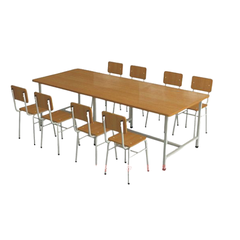 Bàn đọc sách thư viện 8 chỗ