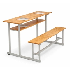 Bàn học sinh 2 chỗ ngồi không tựa