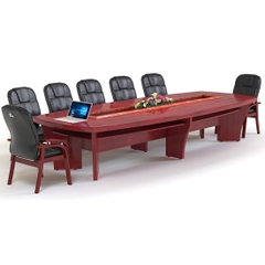 Bàn họp gỗ công nghiệp phủ PU cao cấp