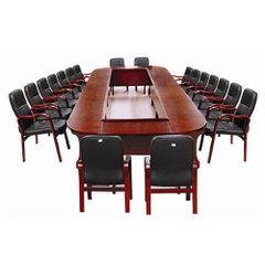 Bàn họp gỗ công nghiệp phủ PU cao cấp