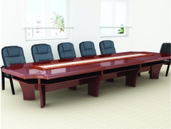 Bàn họp gỗ công nghiệp phủ PU cao cấp