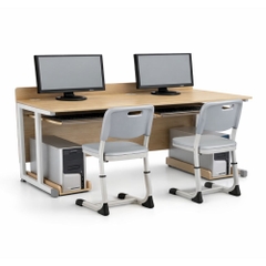 Bàn tin học để máy tính ghế công thái học S-study chống cận chống gù