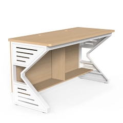 Bàn vi tính 2 chỗ ngồi Chân chữ K
