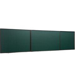 Bảng từ trượt ngang nguyên khối 3 tấm 2 lớp chống lóa