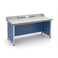 Bàn thí nghiệm vật lý mặt HPL compact chịu axit - dài 1200mm