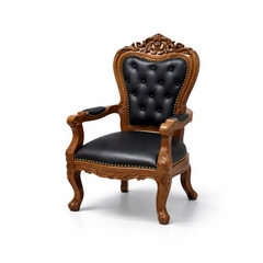 Ghế chủ tọa hội trường gỗ tự nhiên sơn PU bọc da cao cấp SVGHT016