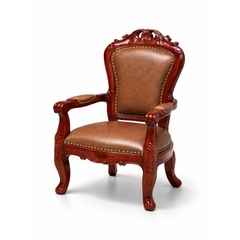 Ghế chủ tọa hội trường gỗ tự nhiên sơn PU bọc da cao cấp SVGHT017