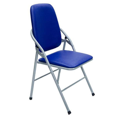Ghế gấp tụa cao khung sắt mặt PVC