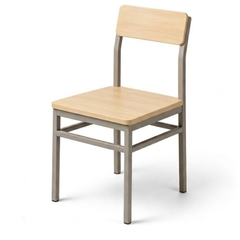 Ghế giáo Viên khung sắt gỗ MDF phủ melamin vân gỗ