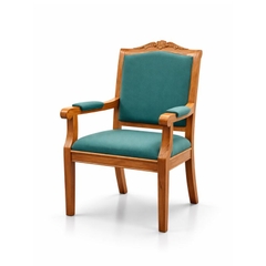 Ghế hội trường gỗ tự nhiên sơn PU bọc nỉ cao cấp SVGHT0121