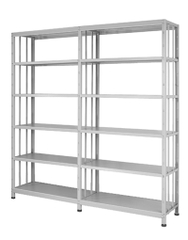 Giá sách 2 khoang có 5 tầng