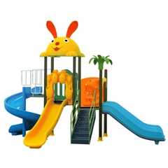 Bộ nhà 2 khối cầu trượt