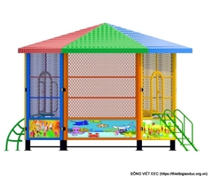 Nhà bóng lục giác 2.8m